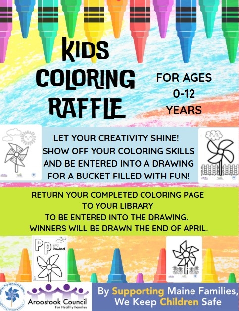 color raffle flyer